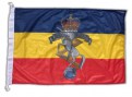 Triclour with Badge Flag Large